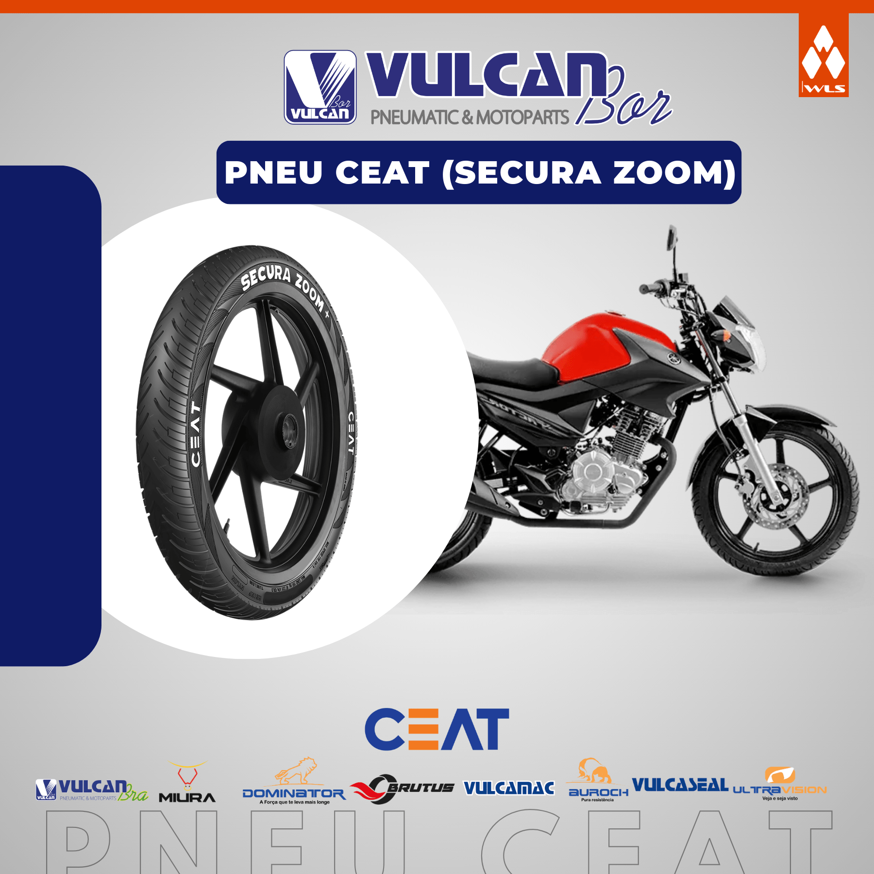 Pneu p/ moto aro 18 * 90/90-18 - tras. titan125/150/ybr125/yes125 (secura zoom) s/câm.